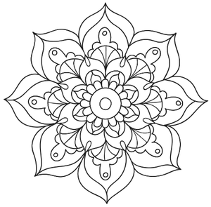 Mandala Floral #3