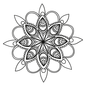 Mandala Floral #13